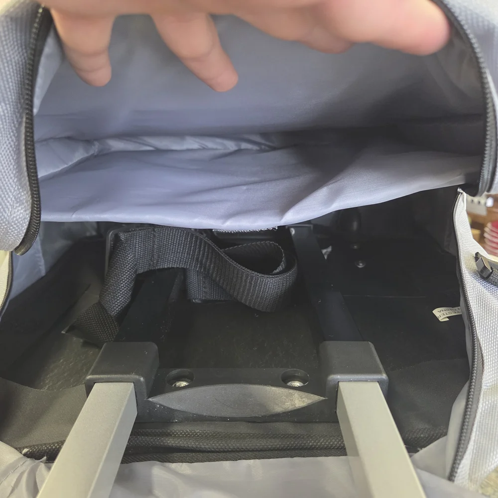 Gray & Black Men’s Laptop Briefcase